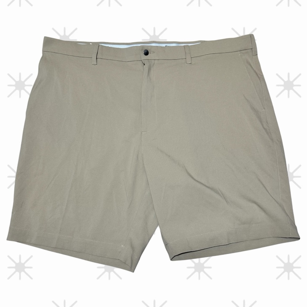 Callaway Men’s Golf Shorts 46 Big and Tall Stretch Performance Khaki Flat Front
